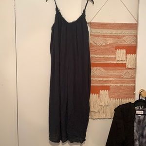 Greenish black romper UO